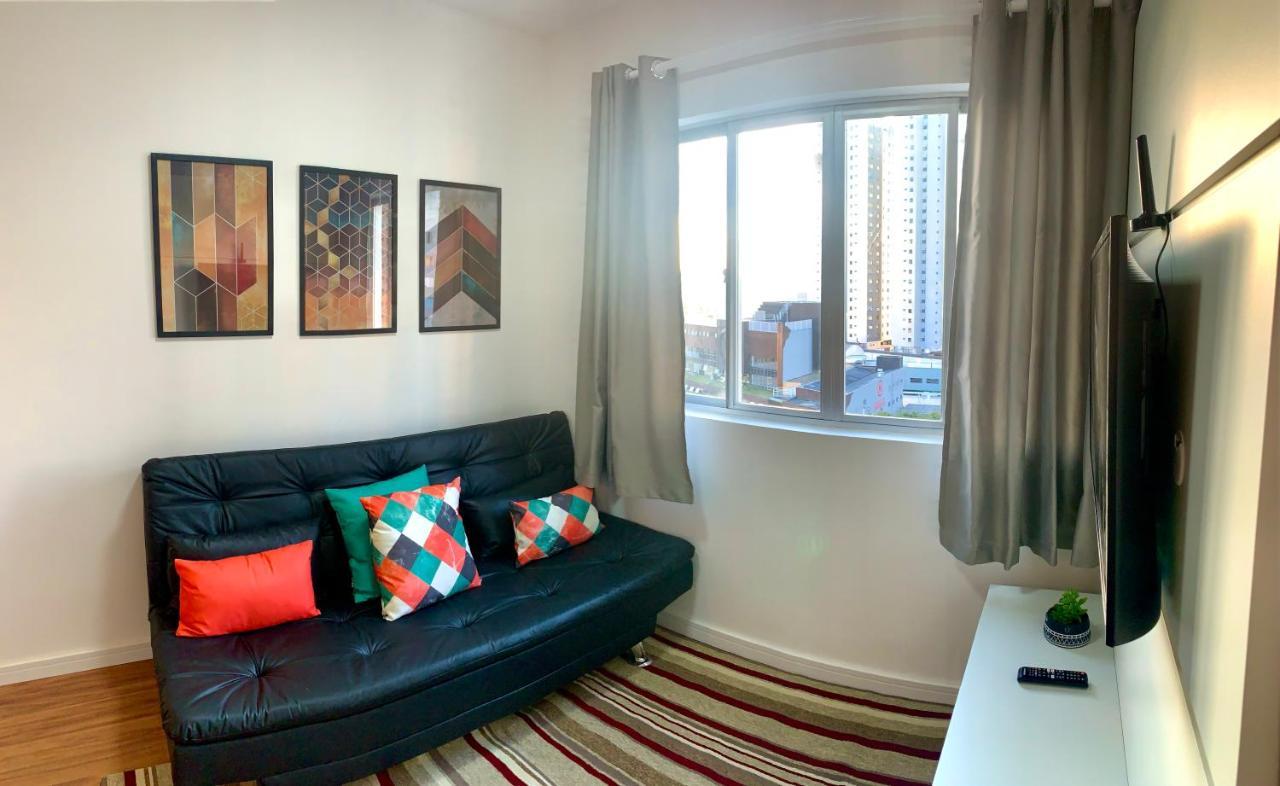 707- Apartamento Encantador, Amplo E Decorado, Quarto, Sala, Cozinha, Mobiliario Moderno, Cozinha Completa Com Utensilios , Excelente Vista Da Cidade E Localizacao Privelegiada No Bairro Bigorrilho Curitiba Exteriör bild